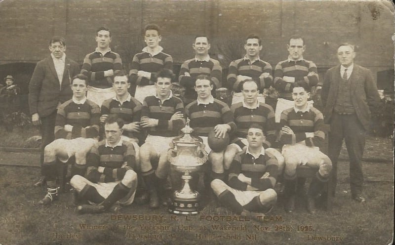 Adrian Marsh Collection - 1925 Dewsbury Yorkshire Cup Winners